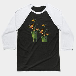 Birds of Paradise in Bloom Baseball T-Shirt